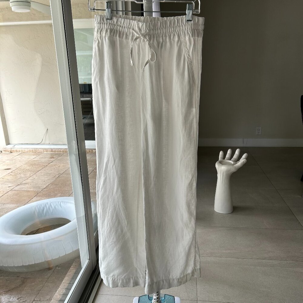 Tommy Bahama Two Palms Easy Linen Wide Leg Pant Size XS